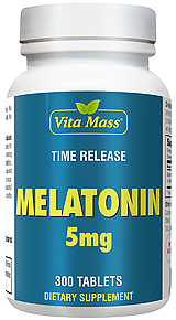 melatonin 5 mg - tr time release - 300 tablets