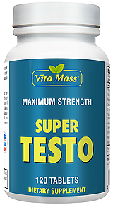 Super Testo - Maximum Strength - 120 Tablets